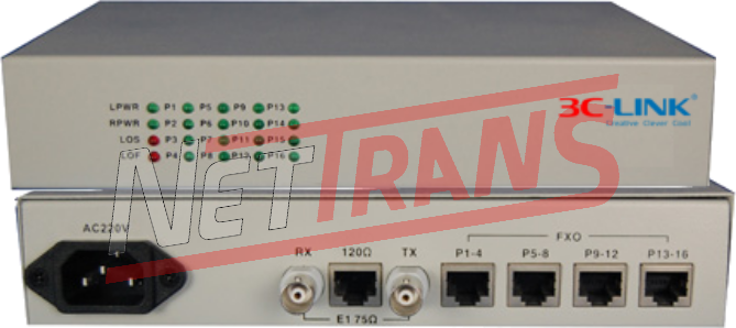 E1 120ohm RJ45 FXS FXO telefony analogowe